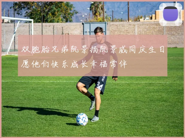 双胞胎兄弟阮景扬阮景威同庆生日愿他们快乐成长幸福常伴
